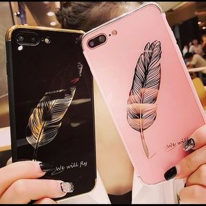 Luxury Quill Pen Mirror Iphone Case